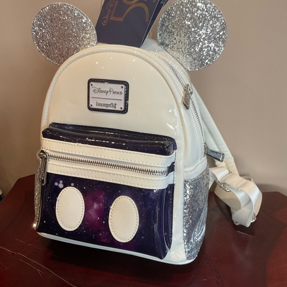 DISNEY PARKS  LOUNGEFLY  MICKEY MOUSE SPACE MOUNTAIN 1/12  in series NWT - Picture 6 of 8